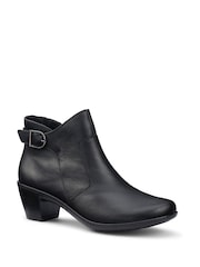 Hotter Black Wide Fit Wide Fit Madison Zip Ankle Boots - Image 2 of 4