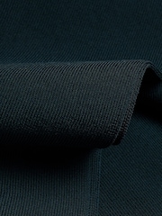 Ted Baker Green Lounia Fluted Sleeve Knitted Bodycon Midi Dress - Image 3 of 5