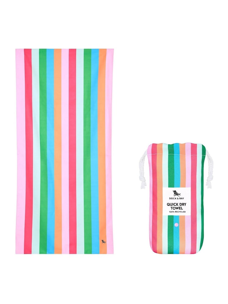 Dock & Bay Tutti Frutti Quick Dry Beach Towel - Image 6 of 6 Dock & Bay Tutti Frutti Quick Dry Beach Towel - Image 6 of 6