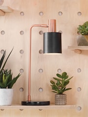 Pacific Black Biba Metal Task Table Lamp - Image 1 of 1