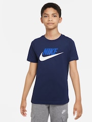 Nike Navy Futura Icon T-Shirt - Image 1 of 6