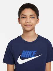 Nike Navy Futura Icon T-Shirt - Image 3 of 6