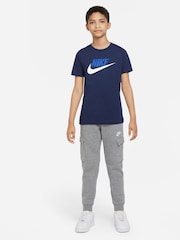Nike Navy Futura Icon T-Shirt - Image 4 of 6
