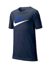 Nike Navy Futura Icon T-Shirt - Image 5 of 6