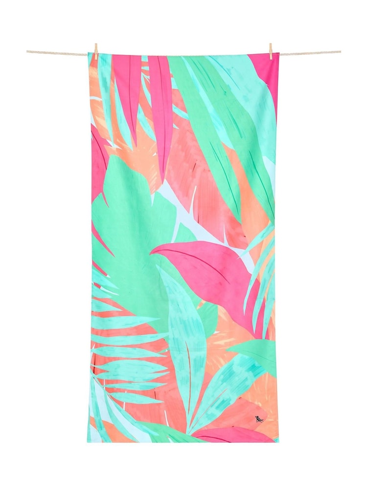 Dock & Bay Hot Tropics Quick Dry Beach Towel - Image 2 of 5 Dock & Bay Hot Tropics Quick Dry Beach Towel - Image 2 of 5