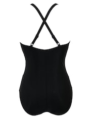 Pour Moi Black & Purple Energy Chlorine Swimsuit - Image 4 of 4