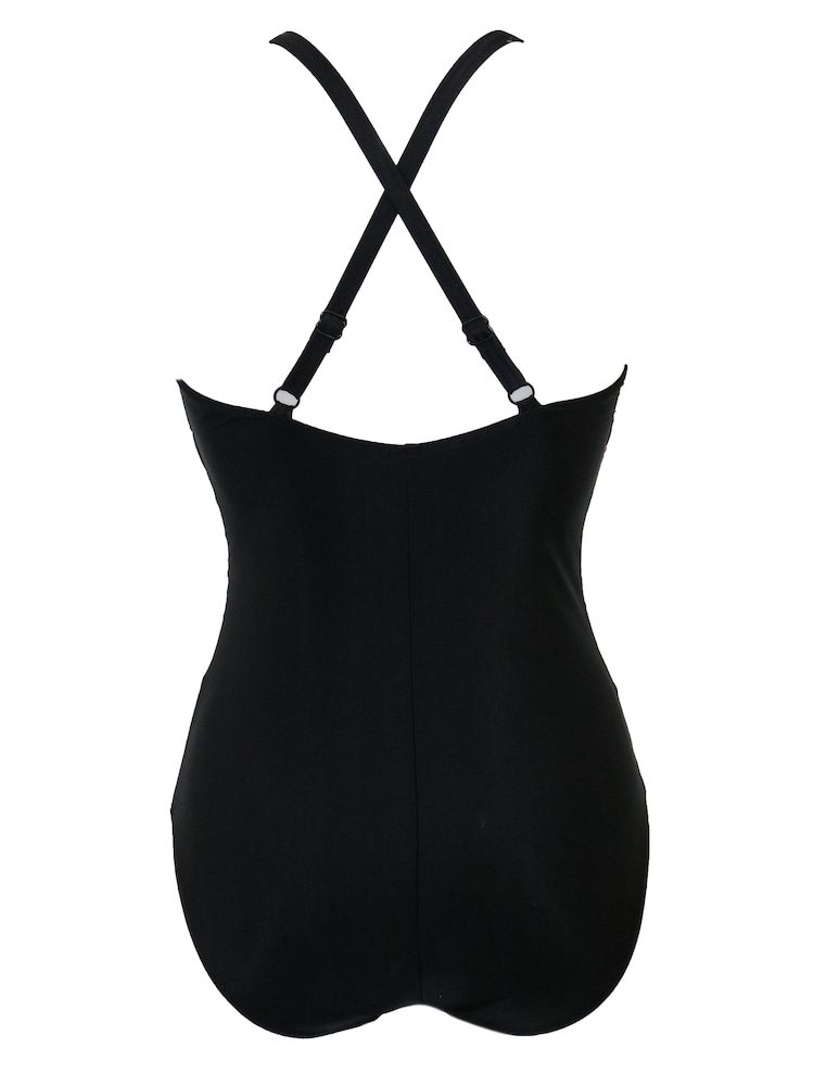 Pour Moi Black & Purple Energy Chlorine Swimsuit - Image 4 of 4