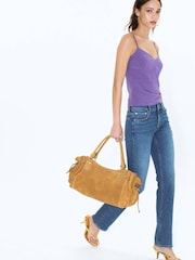 Mango Blue Slim Low Waist Jeans - Image 3 of 7