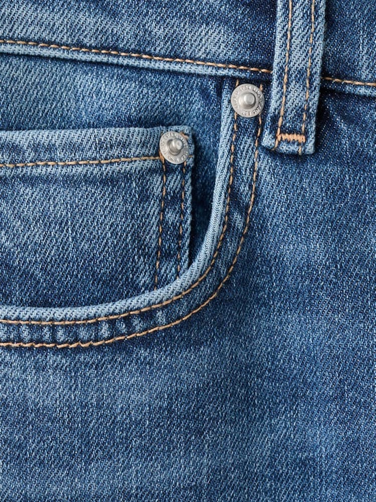 Mango Blue Slim Low Waist Jeans - Image 7 of 7