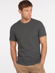 Barbour® Grey Mens 100% Cotton Sports T-Shirt - Image 1 of 8