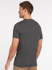 Barbour® Grey Mens 100% Cotton Sports T-Shirt - Image 3 of 8