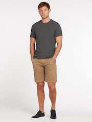 Barbour® Grey Mens 100% Cotton Sports T-Shirt - Image 4 of 8