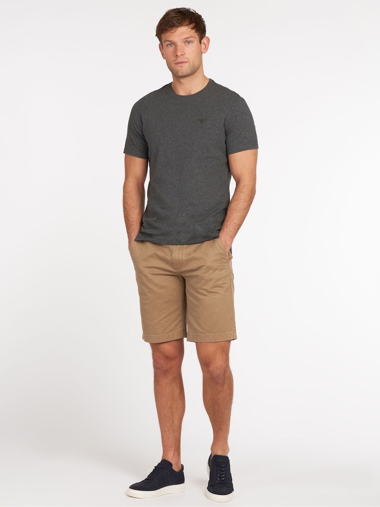 Barbour® Grey Mens 100% Cotton Sports T-Shirt - Image 4 of 8