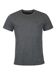 Barbour® Grey Mens 100% Cotton Sports T-Shirt - Image 7 of 8