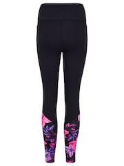 Pour Moi Black & Purple Energy Full Length Sports Leggings - Image 4 of 4
