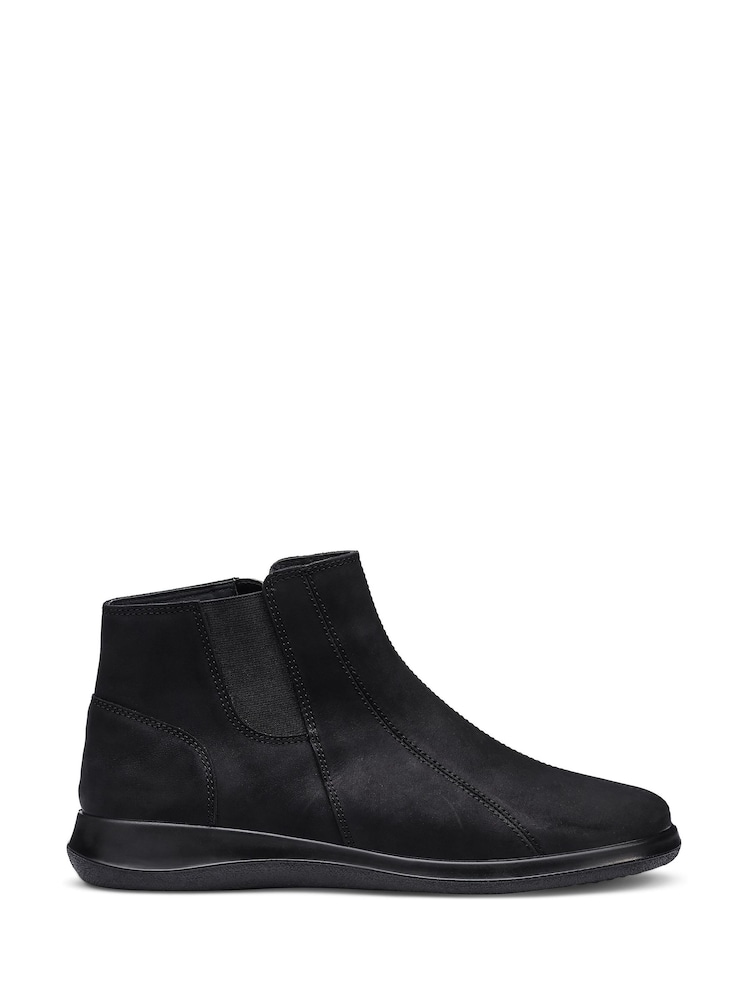 Hotter Black Standard Fit Alderley Zip Ankle Boots - Image 1 of 4 Hotter Black Standard Fit Alderley Zip Ankle Boots - Image 1 of 4