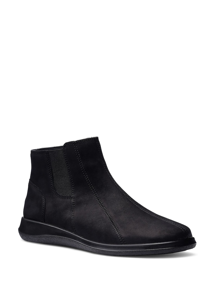 Hotter Black Standard Fit Alderley Zip Ankle Boots - Image 2 of 4 Hotter Black Standard Fit Alderley Zip Ankle Boots - Image 2 of 4