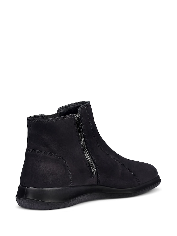 Hotter Black Standard Fit Alderley Zip Ankle Boots - Image 4 of 4 Hotter Black Standard Fit Alderley Zip Ankle Boots - Image 4 of 4