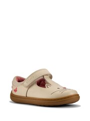 Clarks Cream Flash Ears Toddler Shoes - Image 3 of 7