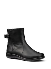 Schwarz - Hotter Rustle Zip/Buckle Ankle Boots - Bild 2 von 4