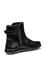Schwarz - Hotter Rustle Zip/Buckle Ankle Boots - Bild 3 von 4