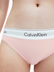 Calvin Klein Pink Modern Cotton Bikini Knickers - Image 3 of 4