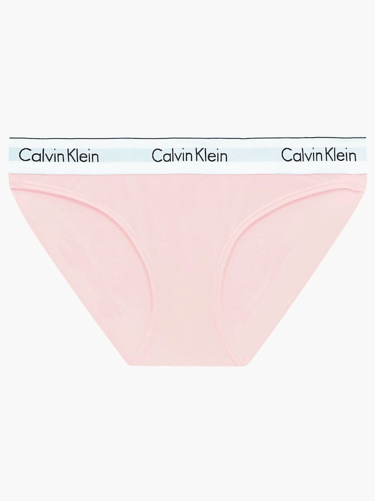 Calvin Klein Pink Modern Cotton Bikini Knickers - Image 4 of 4