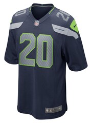 Nike Blue NFL Seattle Seahawks Home Game Jersey - Rashaad Penny - Image 2 of 3