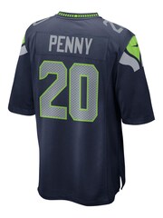 Nike Blue NFL Seattle Seahawks Home Game Jersey - Rashaad Penny - Image 3 of 3