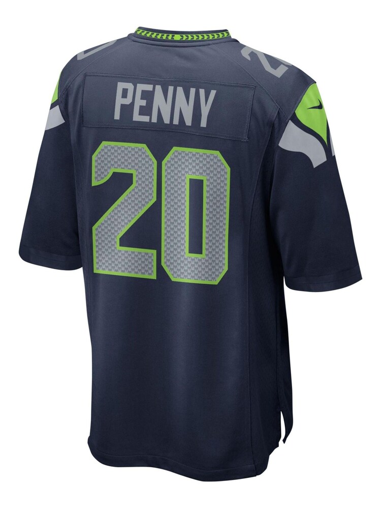 Nike Blue NFL Seattle Seahawks Home Game Jersey - Rashaad Penny - Image 3 of 3