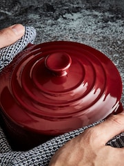 Barbary & Oak 5 Piece Red Ceramic Ovenware Set - Image 4 of 4