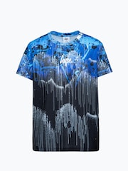 Hype. Boys Blue Tripple Drip T-Shirt - Image 6 of 6