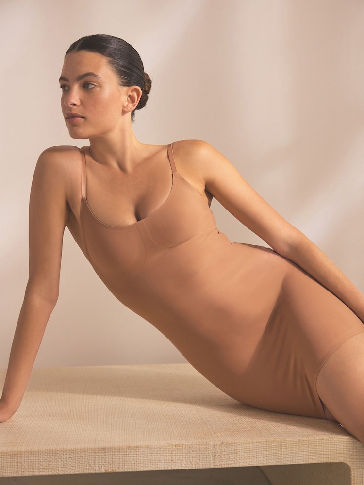 Almond Medium Tummy Control Shaping Smoothing Slip - Image 2 of 6