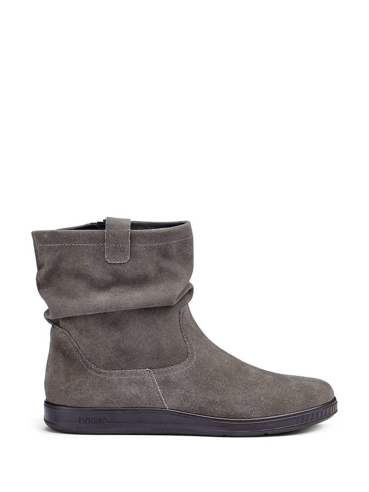 Grau - Hotter Rustle Zip/Buckle Ankle Boots - Bild 1 von 4 Grau - Hotter Rustle Zip/Buckle Ankle Boots - Bild 1 von 4