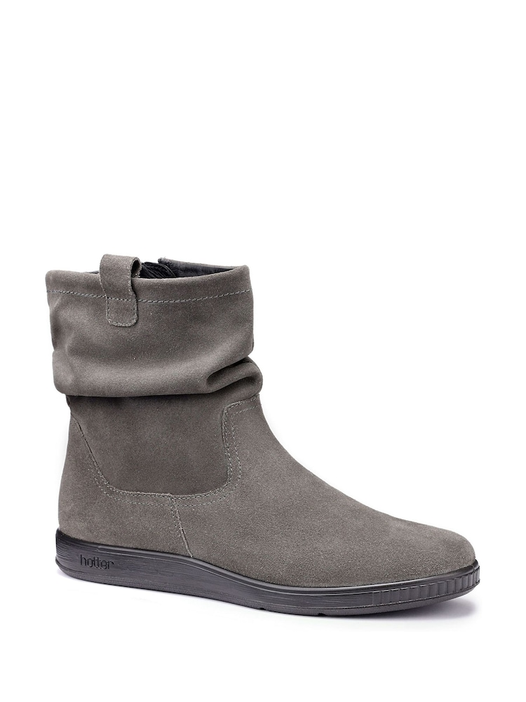 Grau - Hotter Rustle Zip/Buckle Ankle Boots - Bild 2 von 4 Grau - Hotter Rustle Zip/Buckle Ankle Boots - Bild 2 von 4