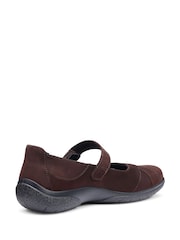 Hotter Brown Standard Fit Hope Touch-Fastening Leather Shoes - Image 3 of 4
