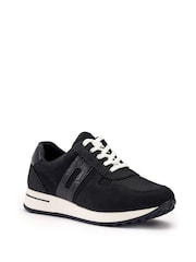 Hotter Black Standard Fit Revival Lace-Up Active Trainers - Image 2 of 4