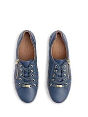 Hotter Blue Extra Wide Fit Wide Fit Wonder Lace-Up Trainers - Image 3 of 4