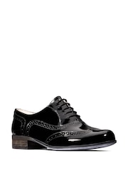 Clarks Black Dark Hamble Oak Wide Fit Shoes - Image 3 of 7