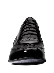 Clarks Black Dark Hamble Oak Wide Fit Shoes - Image 4 of 7