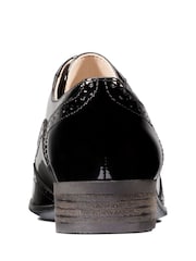 Clarks Black Dark Hamble Oak Wide Fit Shoes - Image 5 of 7