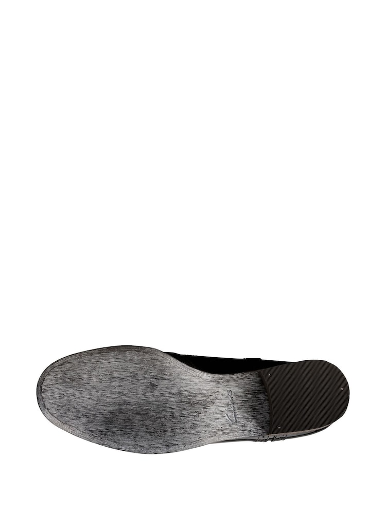 Clarks Black Dark Hamble Oak Wide Fit Shoes - Image 7 of 7