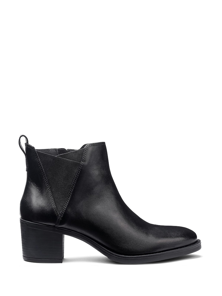 Hotter Black Wide Fit Denver Zip Ankle Boots - Image 1 of 4 Hotter Black Wide Fit Denver Zip Ankle Boots - Image 1 of 4