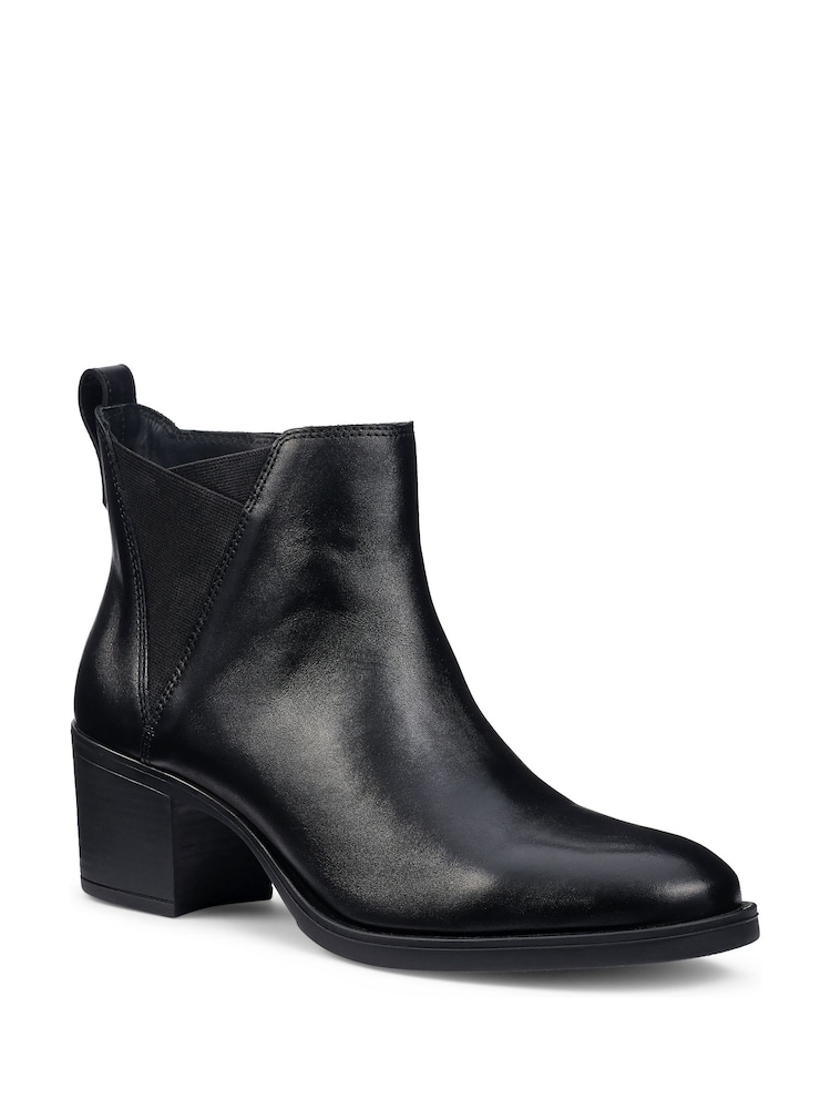 Hotter Black Wide Fit Denver Zip Ankle Boots - Image 2 of 4 Hotter Black Wide Fit Denver Zip Ankle Boots - Image 2 of 4