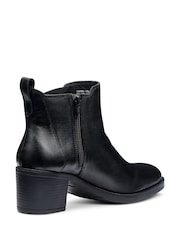 Hotter Black Wide Fit Denver Zip Ankle Boots - Image 3 of 4