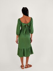Monsoon Melanie Linen Blend Tea Dress - Image 2 of 8