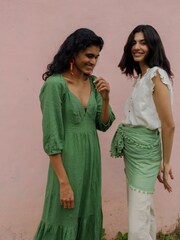 Monsoon Melanie Linen Blend Tea Dress - Image 5 of 8