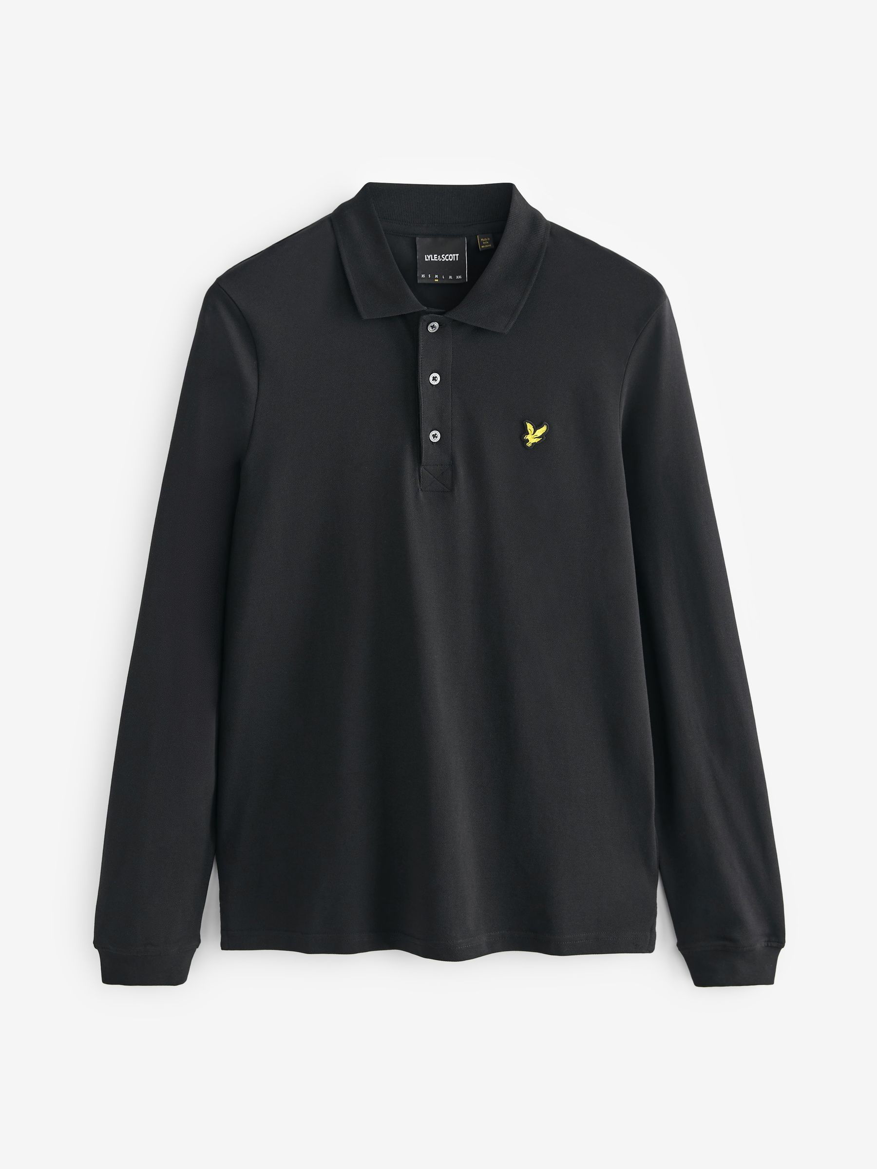 Buy Lyle & Scott Black Long Sleeve Polo Shirt from Next South Africa