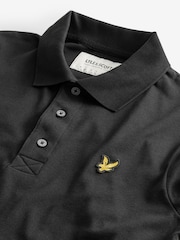 Lyle & Scott Black Long Sleeve Polo Shirt - Image 7 of 9