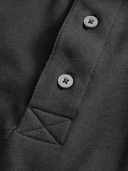 Lyle & Scott Black Long Sleeve Polo Shirt - Image 9 of 9